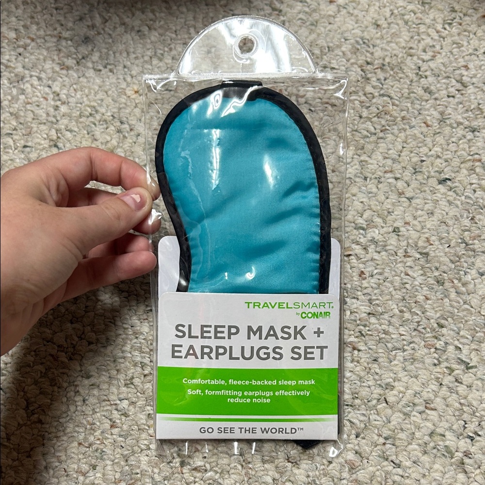 TravelSmart by Conair Sleep Mask and Earplugs Set